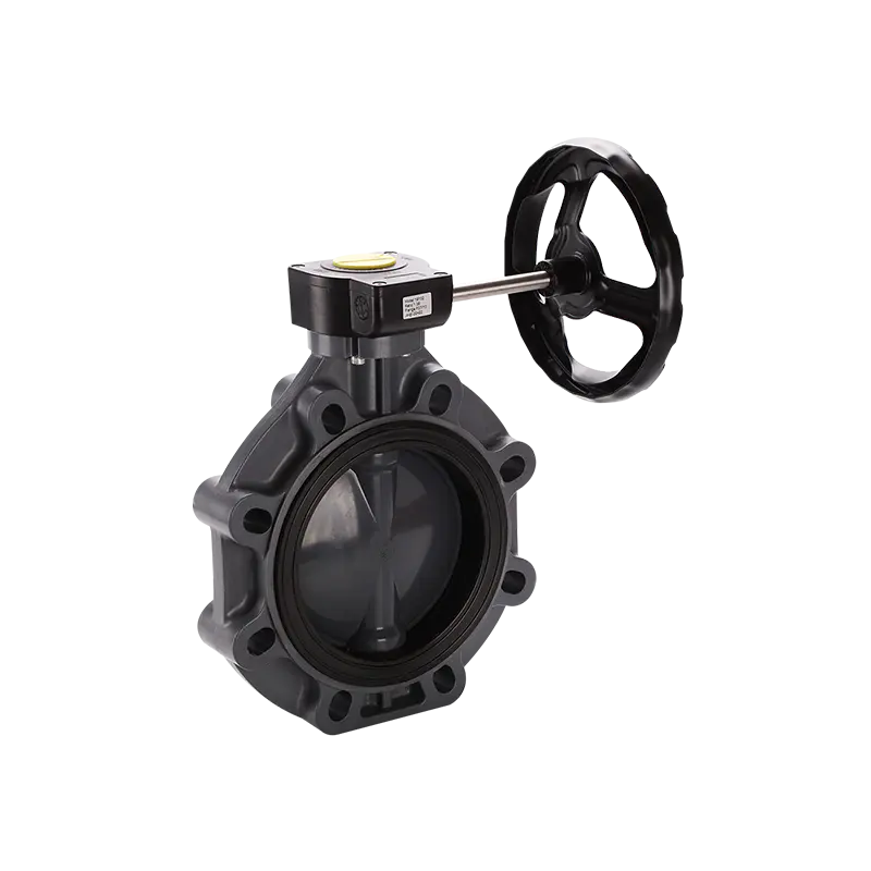 Butterfly Valve-Worm Vaihteen tyyppi