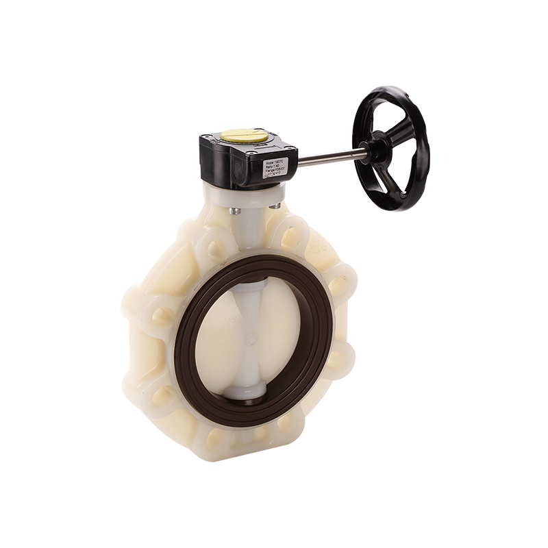 Butterfly Valve-Worm Vaihteen tyyppi