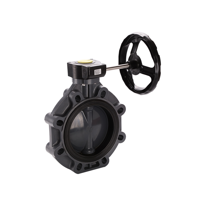 Butterfly Valve-Worm Vaihteen tyyppi
